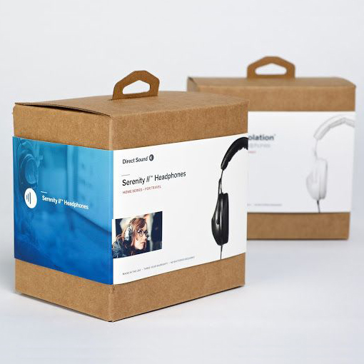 耳机印刷包装盒牛皮纸盒