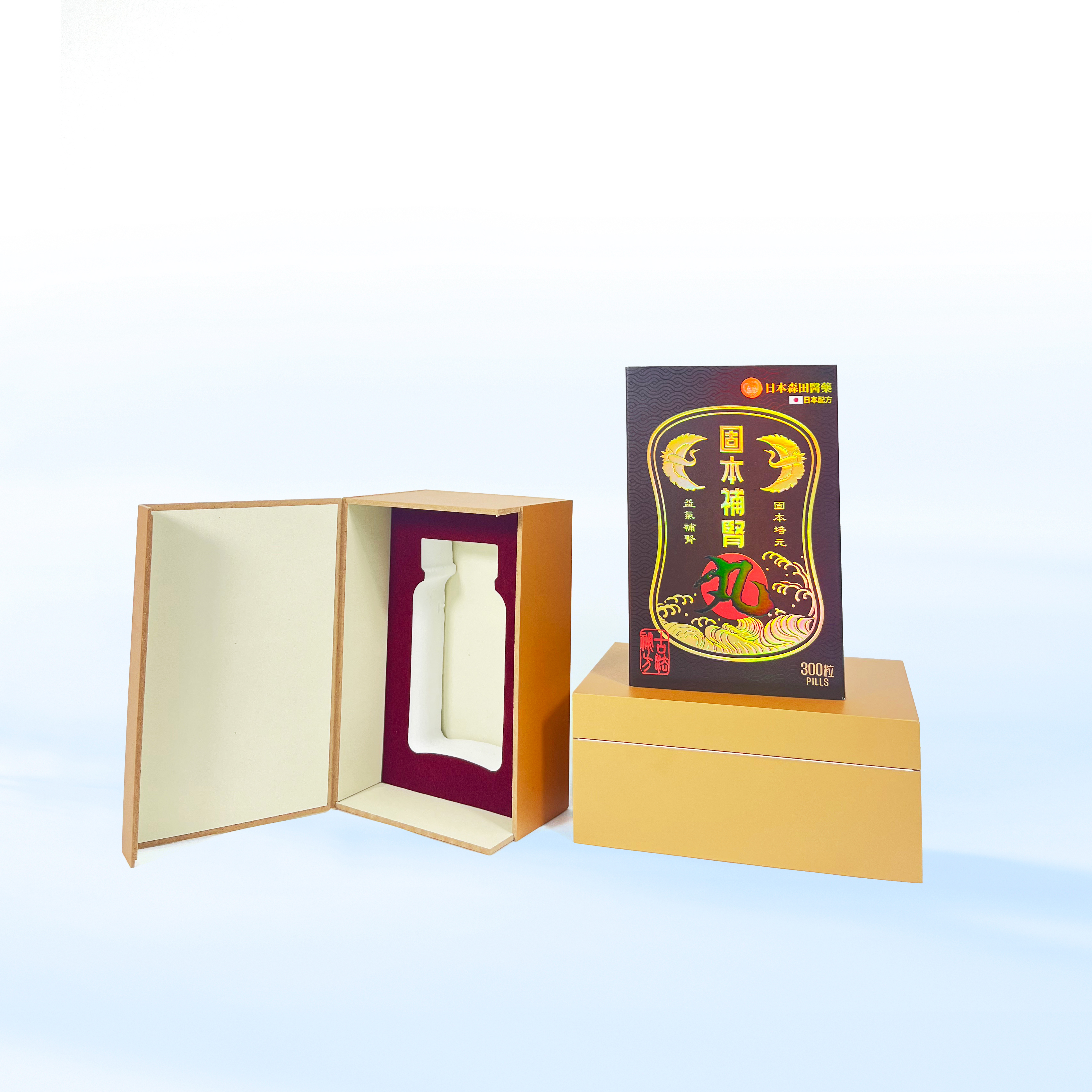 木盒包装封套银卡保健品印刷包装产品