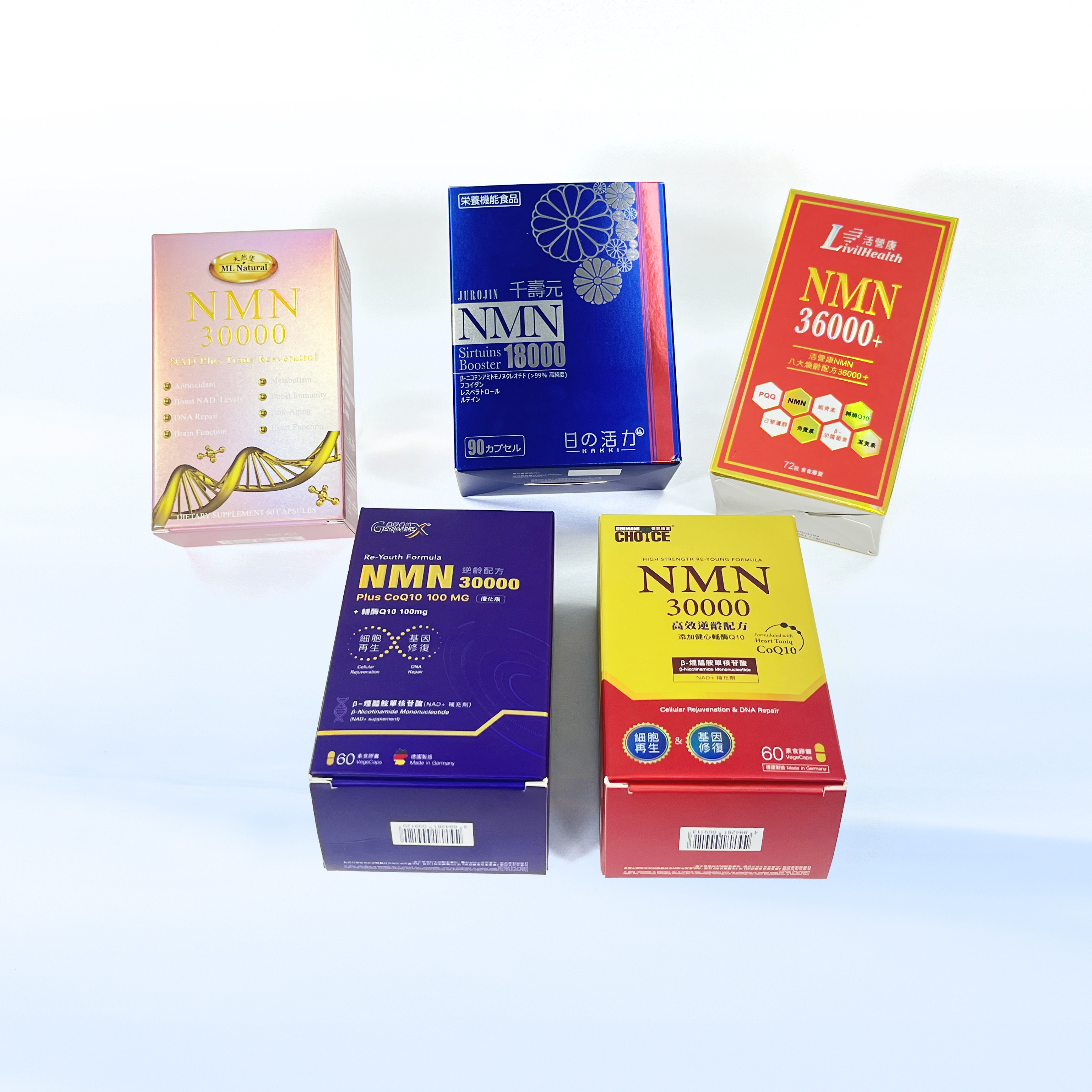 印刷包装卡盒保健品包装盒