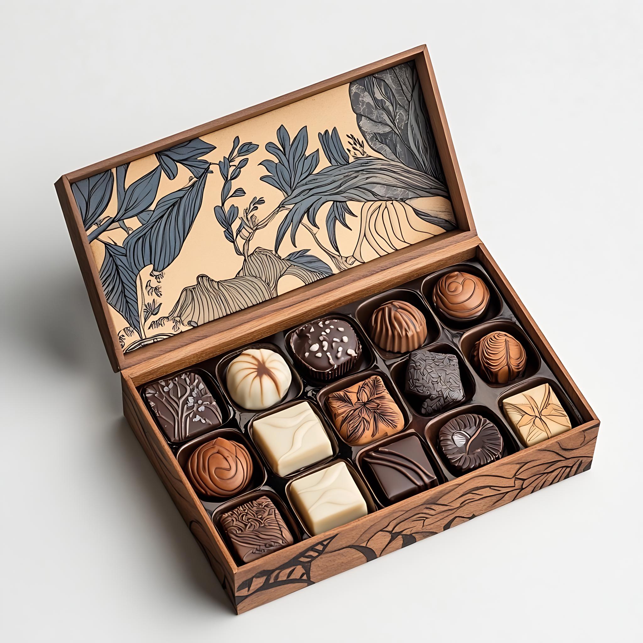 高档食品木盒包装盒