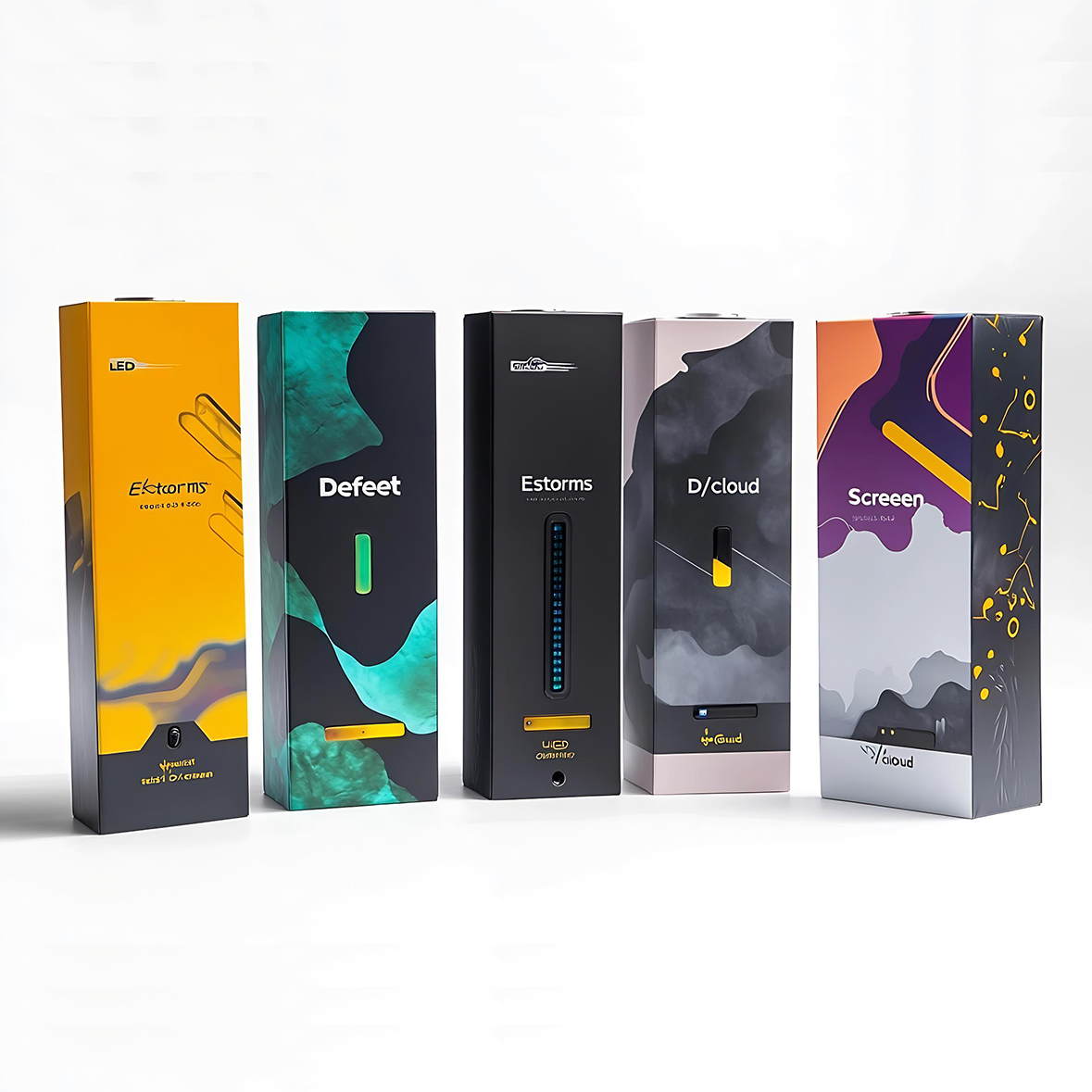 电子产品开窗印刷包装盒-主图