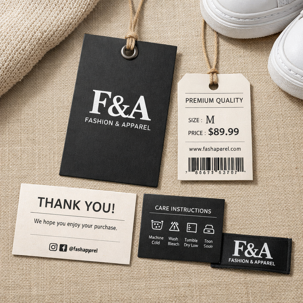 服装吊牌定制全指南：材质、工艺与厂家选择（提升品牌价值的关键）